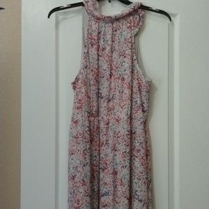 Maxi flowered dress